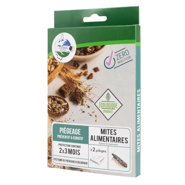 Terra Nostra Piège Mites Alimentaires Phéromone Lot de 2