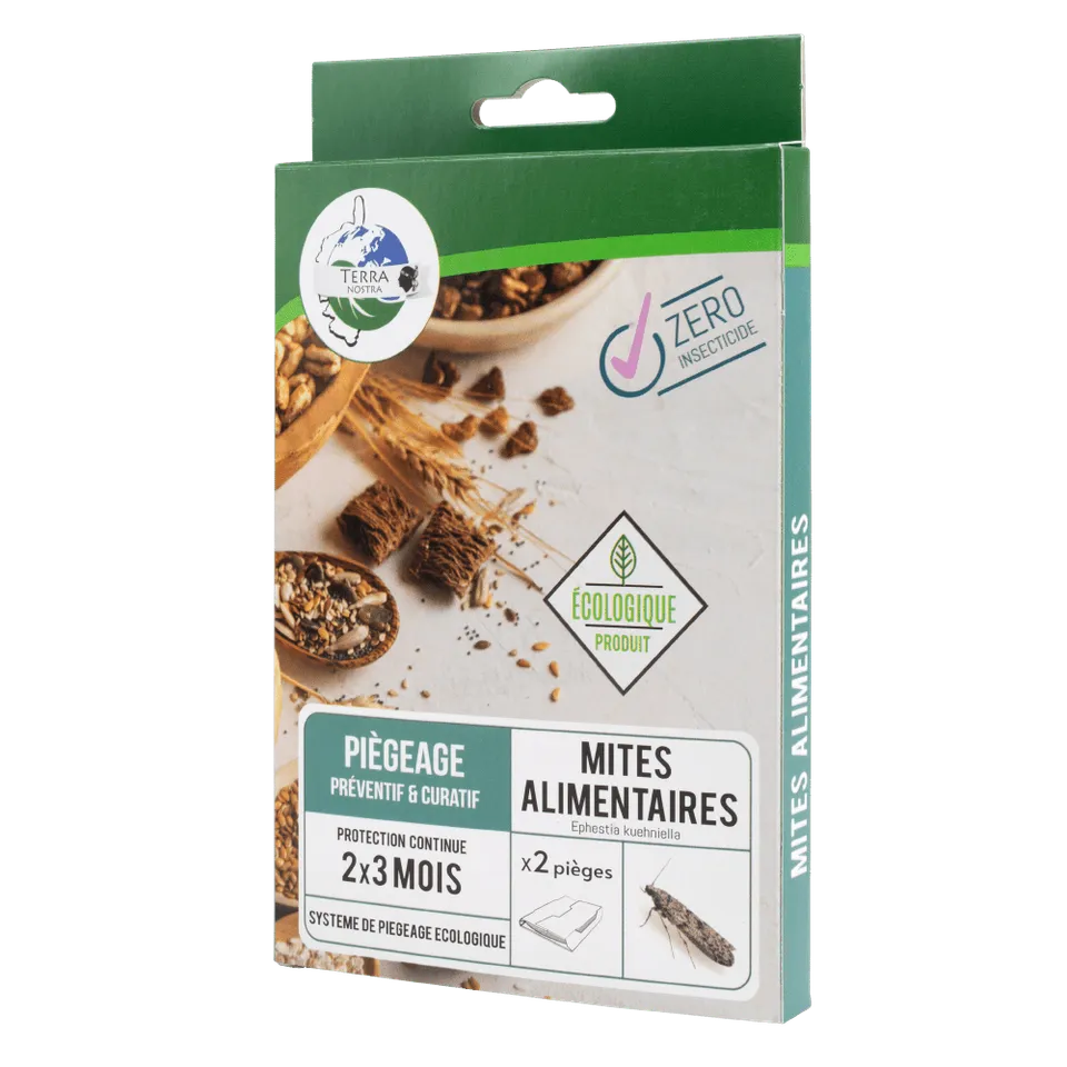 Terra Nostra Piège Mites Alimentaires Phéromone Lot de 2