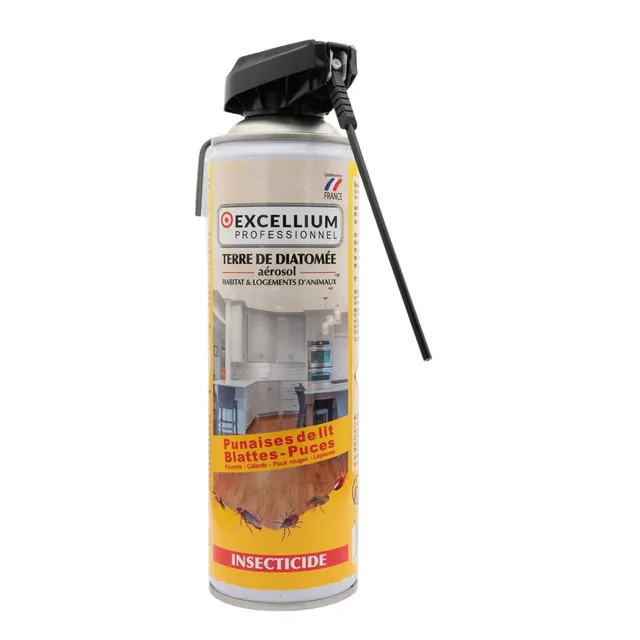 Excellium Professionnel Terre de Diatomée aérosol 500ml
