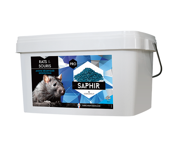 Phobi Saphir grain raticide 10 kg au brodifacoum