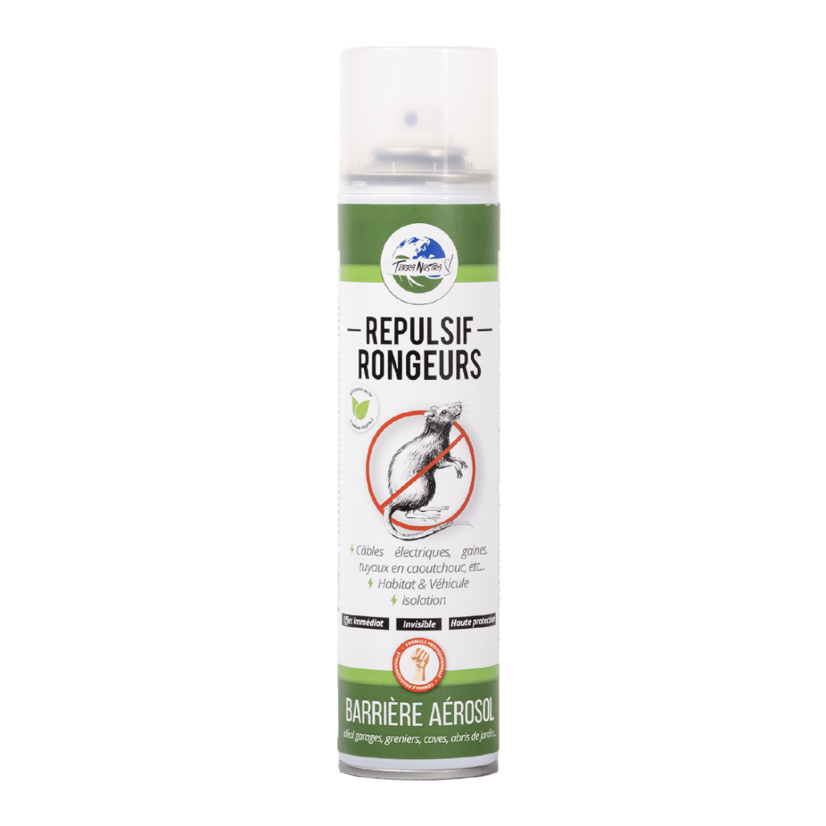 Terra Nostra Barrière Répulsive aérosol anti-rongeurs 300ml végétal