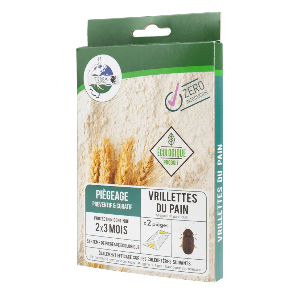 Terra Nostra Vrillette du Pain piège lot 2 boîtes x2