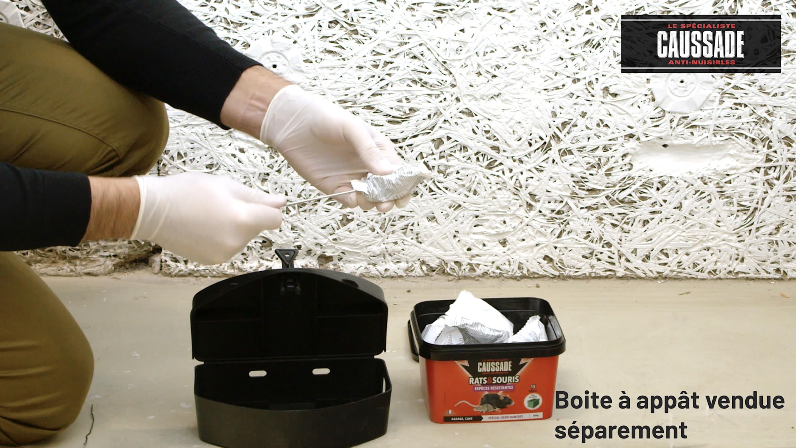 Caussade Raticide Canadien blocs anti-rats 15 blocs 300g