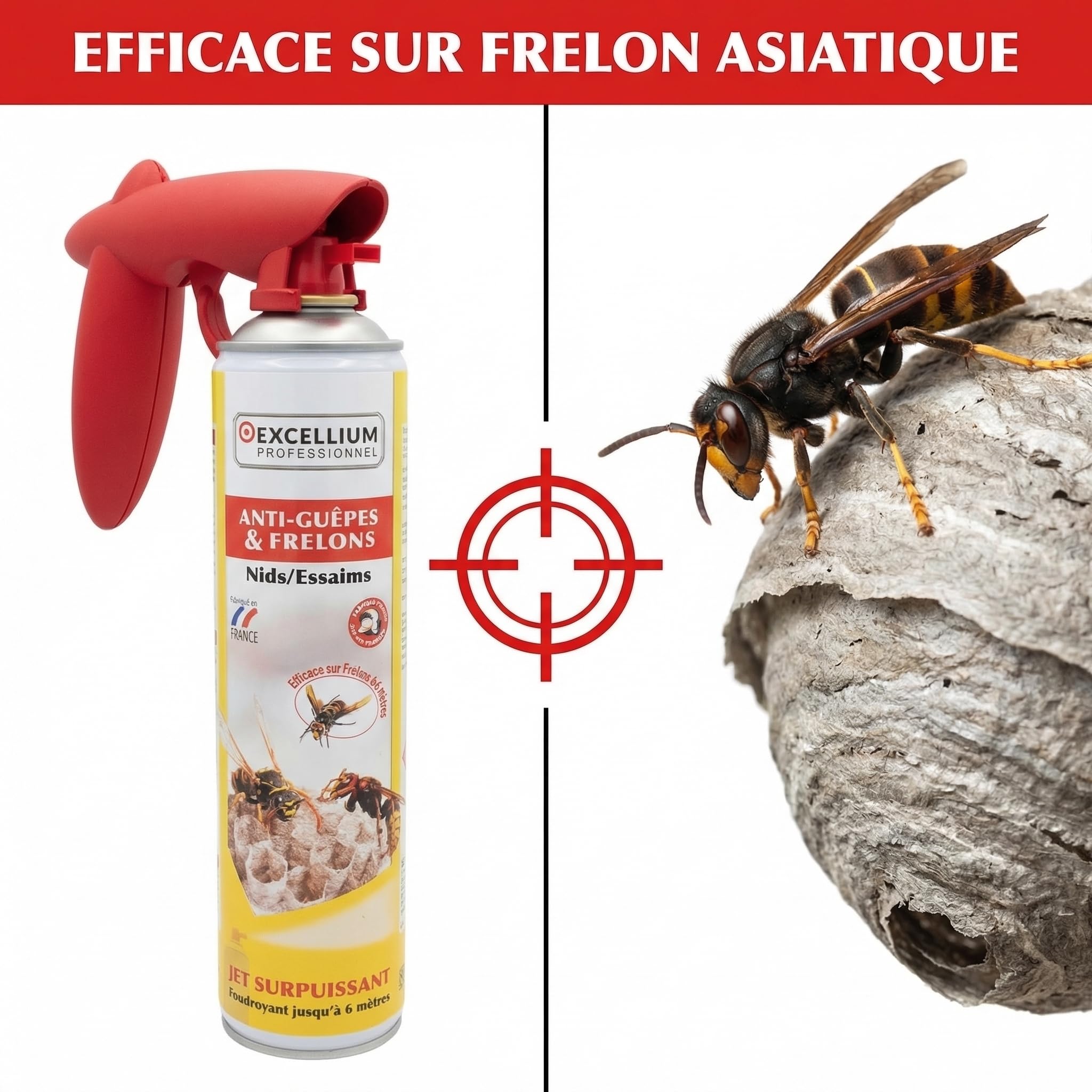 Excellium Professionnel Anti-Guêpes Frelons aérosol 600ml