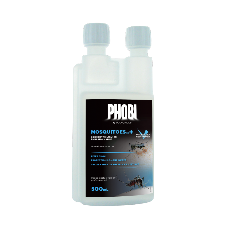Phobi Mosquitoes EC+ insecticide concentré 500ml moustiques