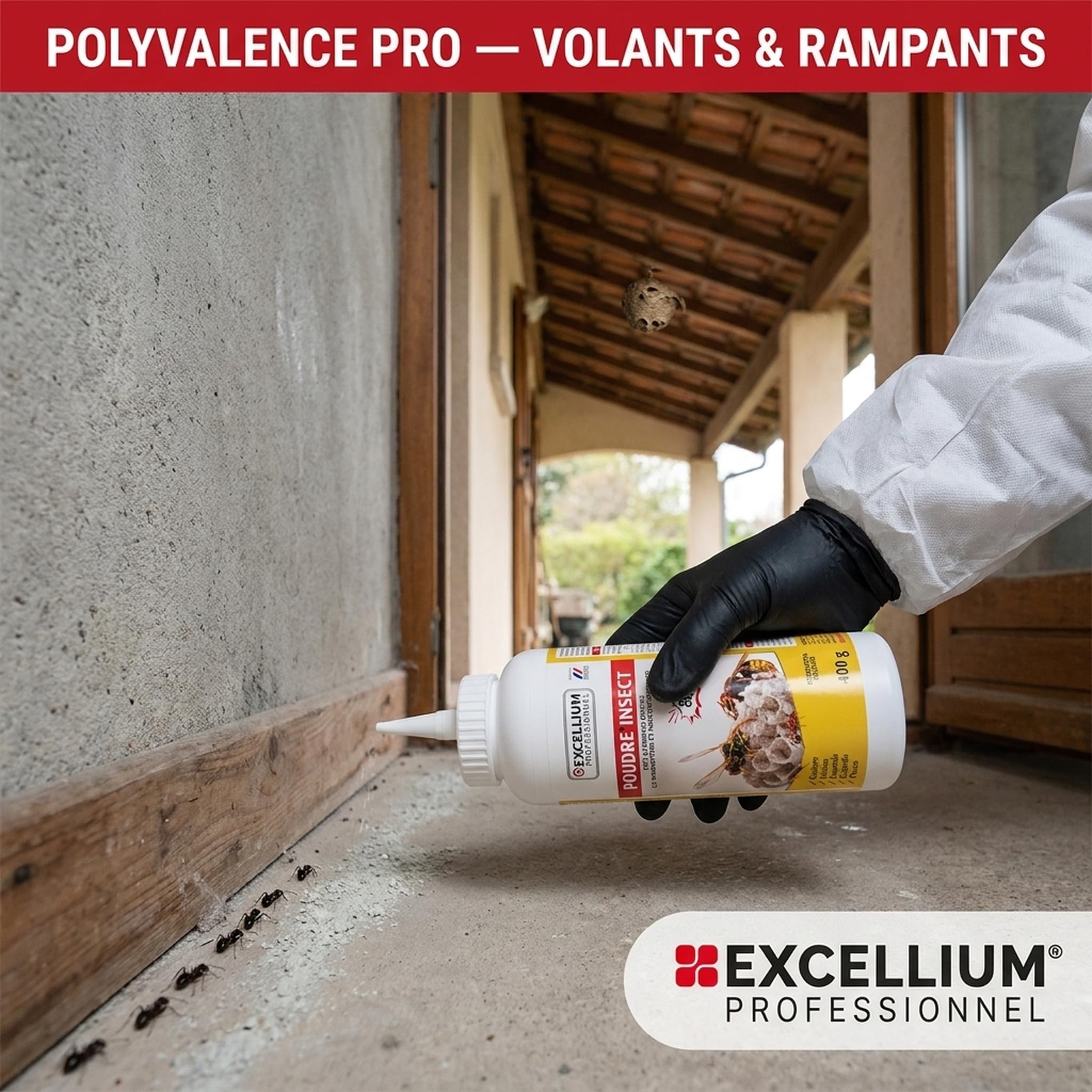 Excellium Professionnel Poudre Perméthrine insecticide 400g