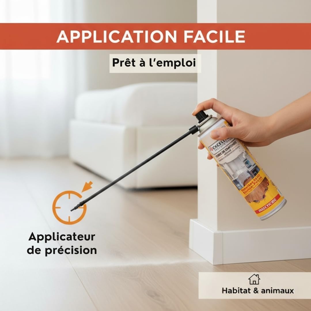 Excellium Professionnel Terre de Diatomée aérosol 500ml
