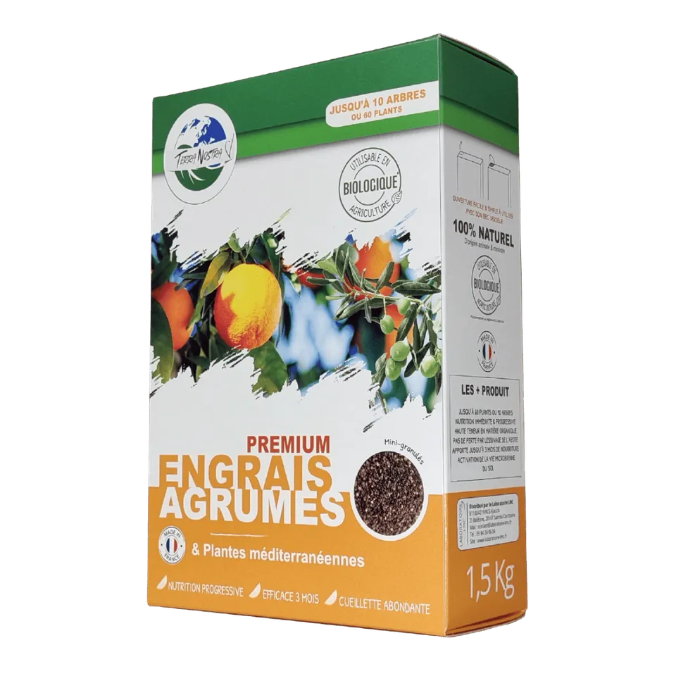 Terra Nostra Agrumes engrais granulés 1,5 kg