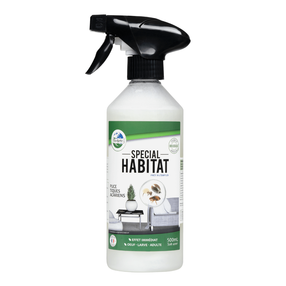 Terra Nostra Spécial Habitat spray puces 500ml