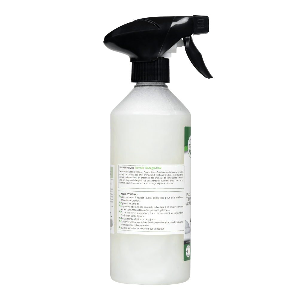 Terra Nostra Spécial Habitat spray puces 500ml