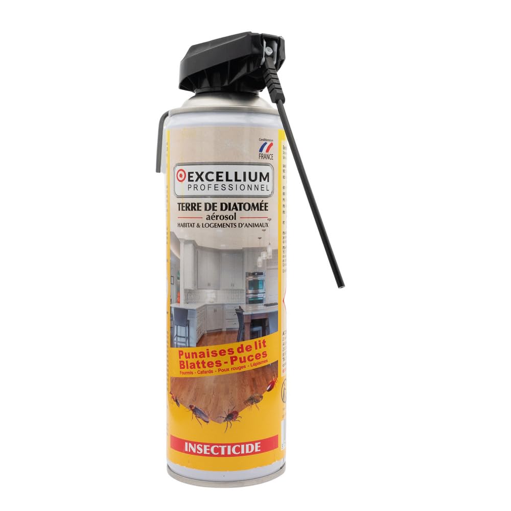 Excellium Professionnel Terre de Diatomée aérosol 500ml