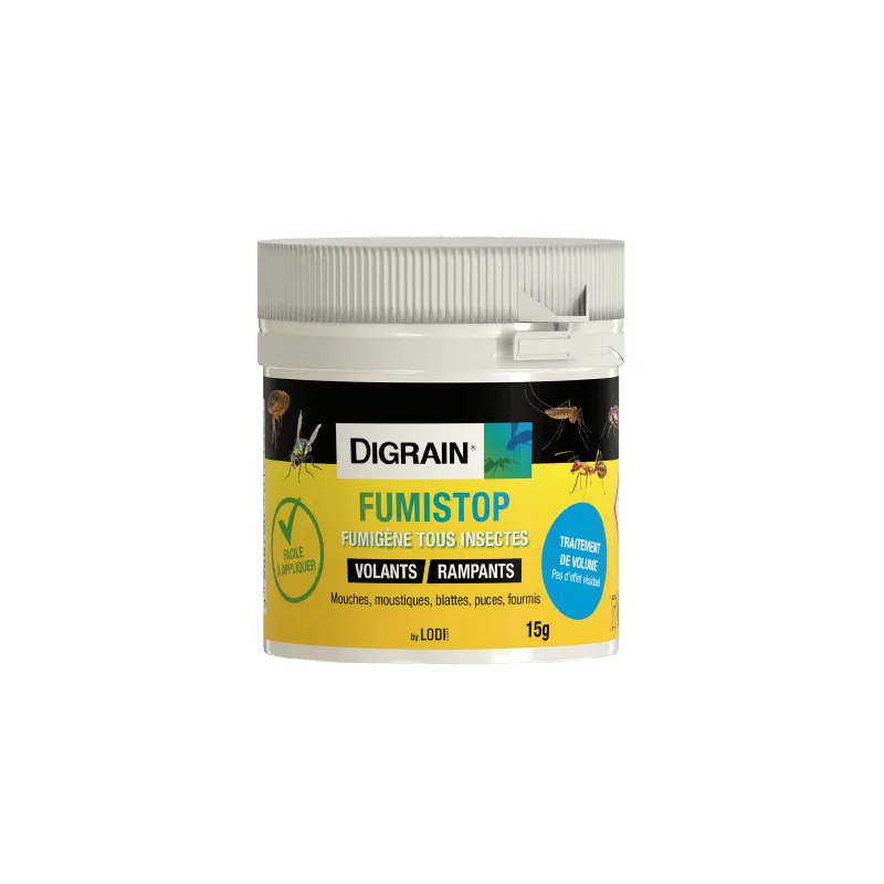 Digrain Fumistop insecticide fumigène locaux fermés