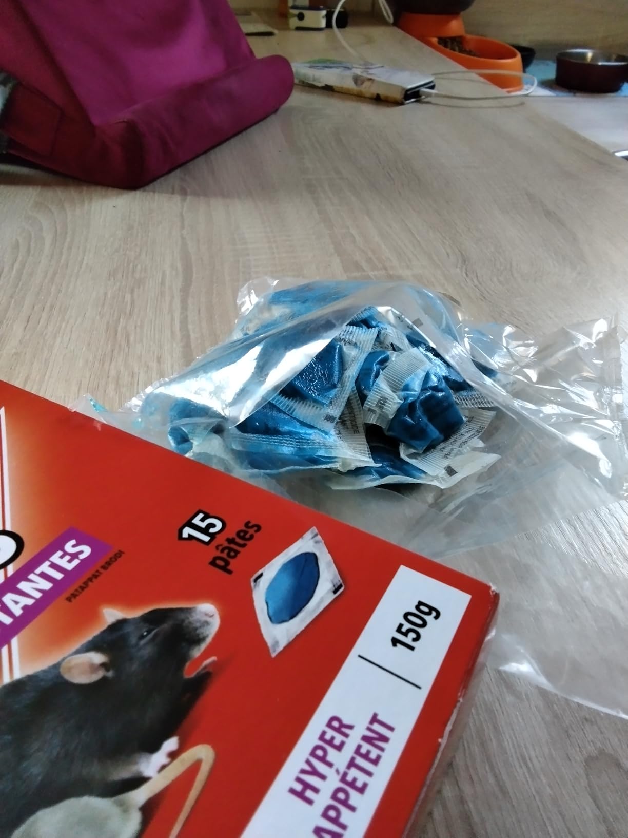 Caussade Raticide Canadien pâte anti-souris 15 sachets 150g