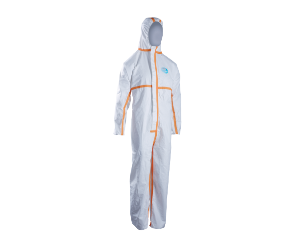 Aurodil combinaison jetable XL blanche 65 g/m² capuche