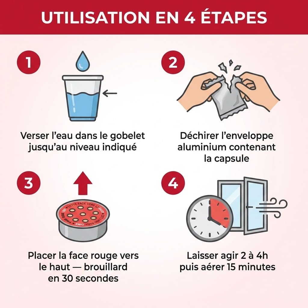 Excellium Professionnel fumigateur 10 g punaises 25 m²