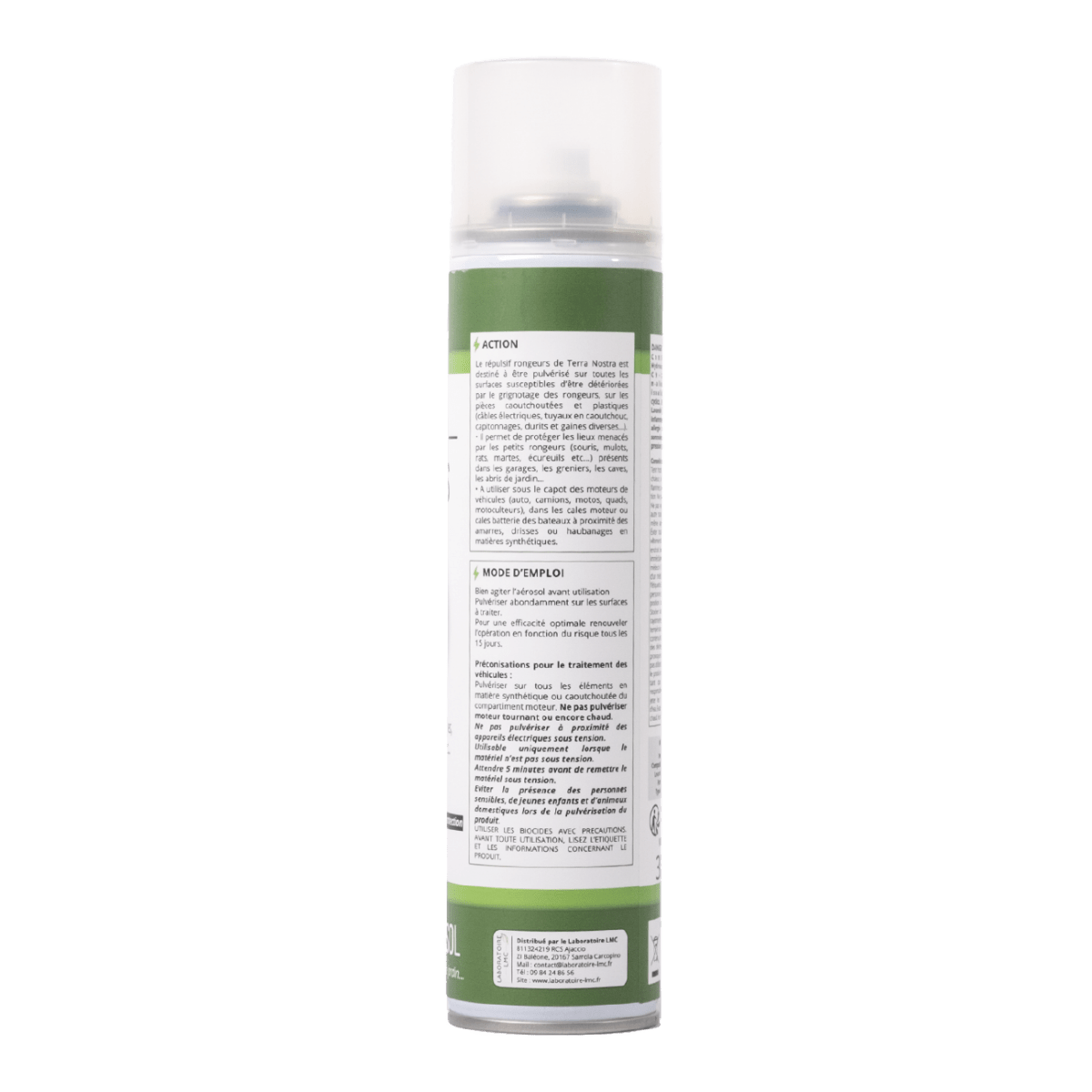 Terra Nostra Barrière Répulsive aérosol anti-rongeurs 300ml végétal