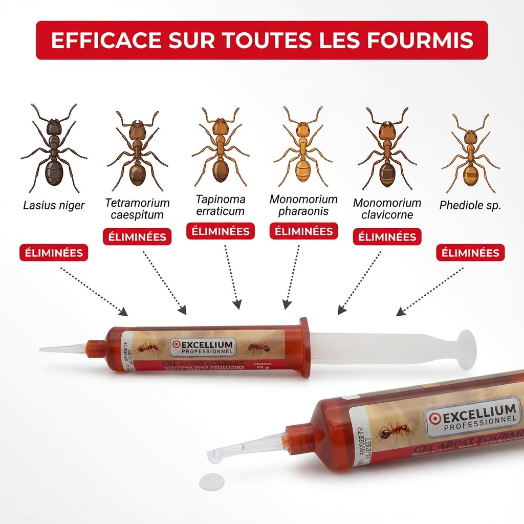 Excellium gel appât anti-fourmis 35 g nid entier