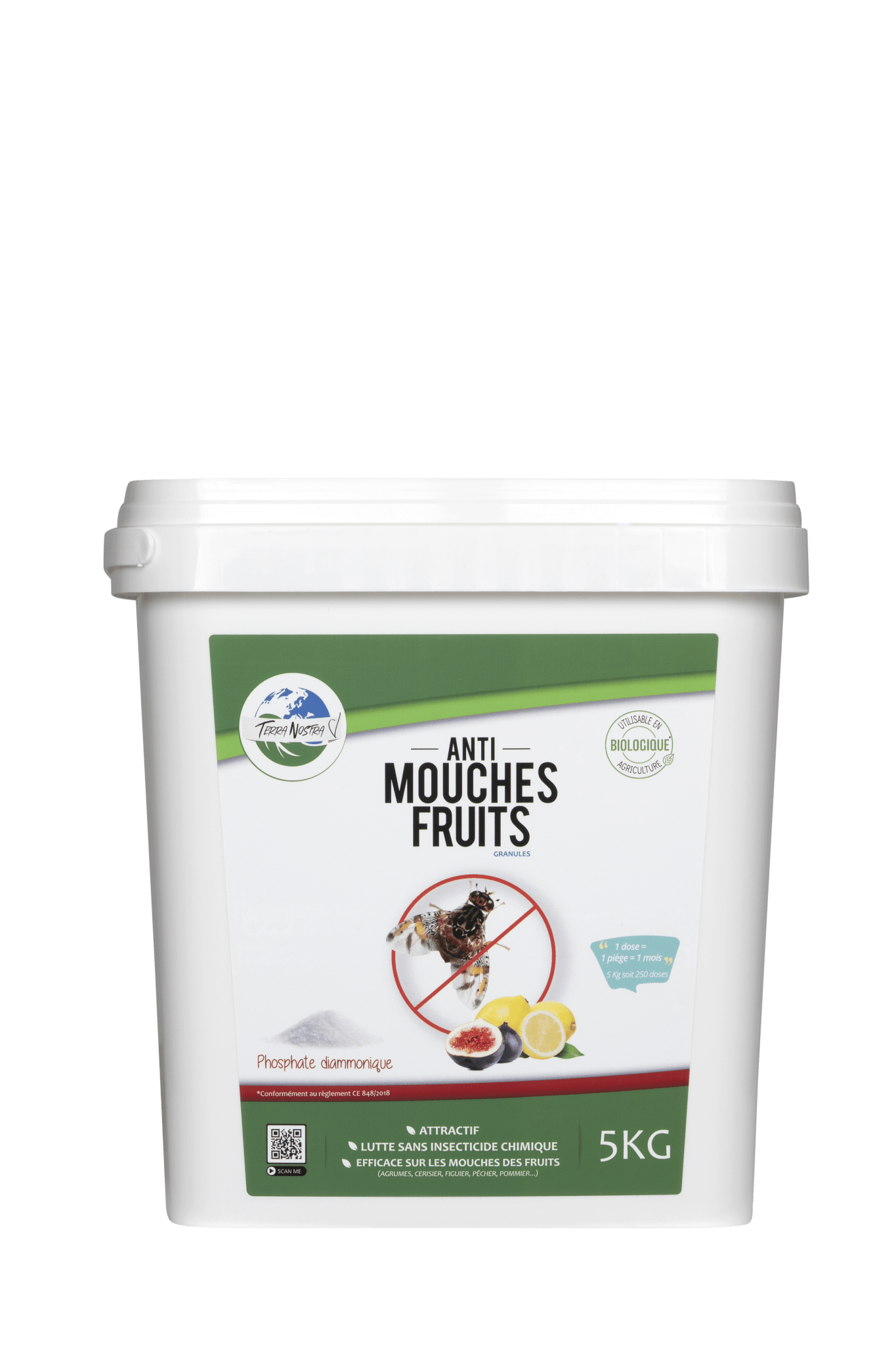 Terra Nostra Phosphate Diammonique mouche fruits 500g