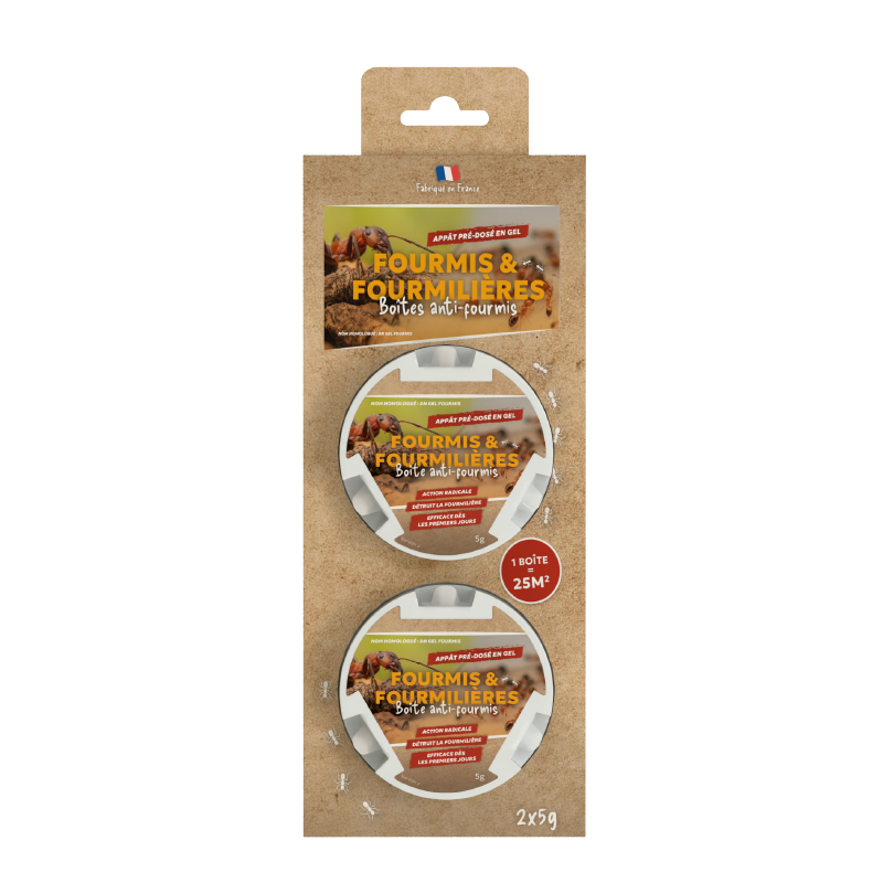 Digrain Boîtes insecticide anti-fourmis fourmilières