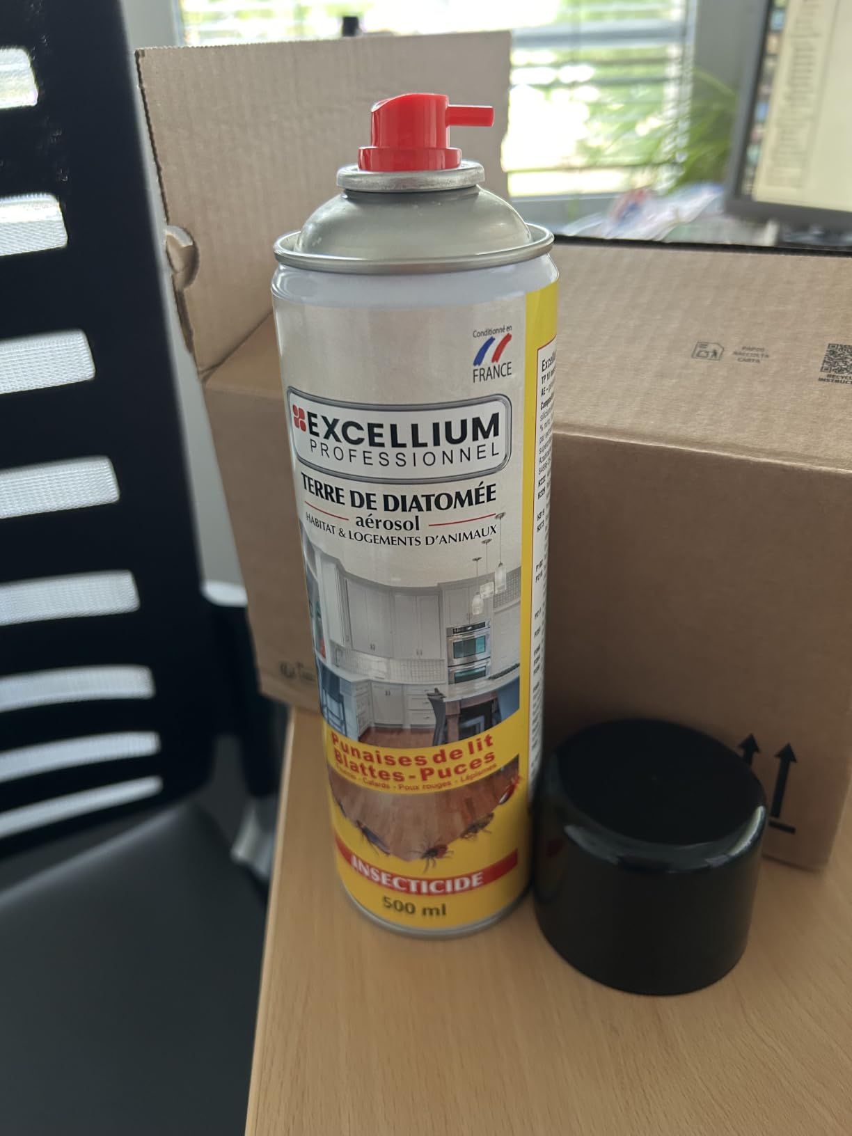 Excellium Professionnel Terre de Diatomée aérosol 500ml