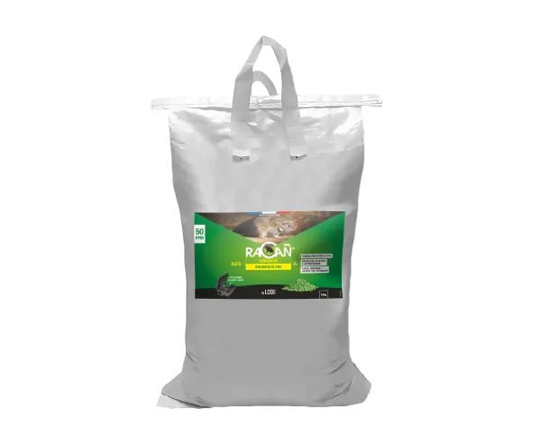 Aurodil Racan Céréales raticide sac 10 kg bromadiolone