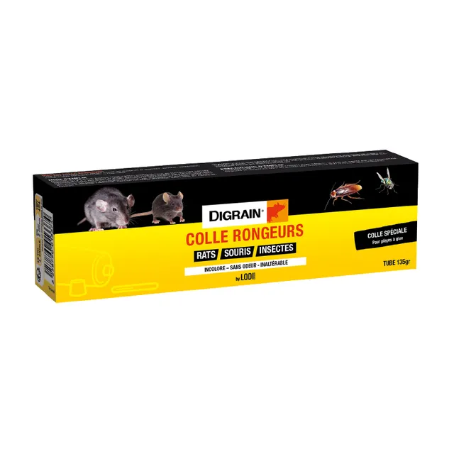 Digrain Colle Rongeurs piège à colle rats et souris