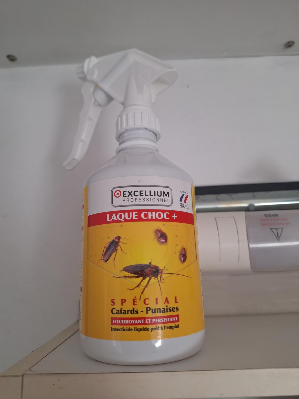 Excellium Laque Choc insecticide cafards punaises 500ml choc